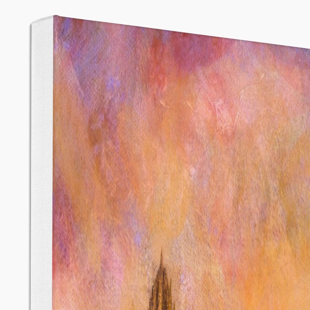 Wallace Monument Dusk Painting | Canvas Prints From Scotland