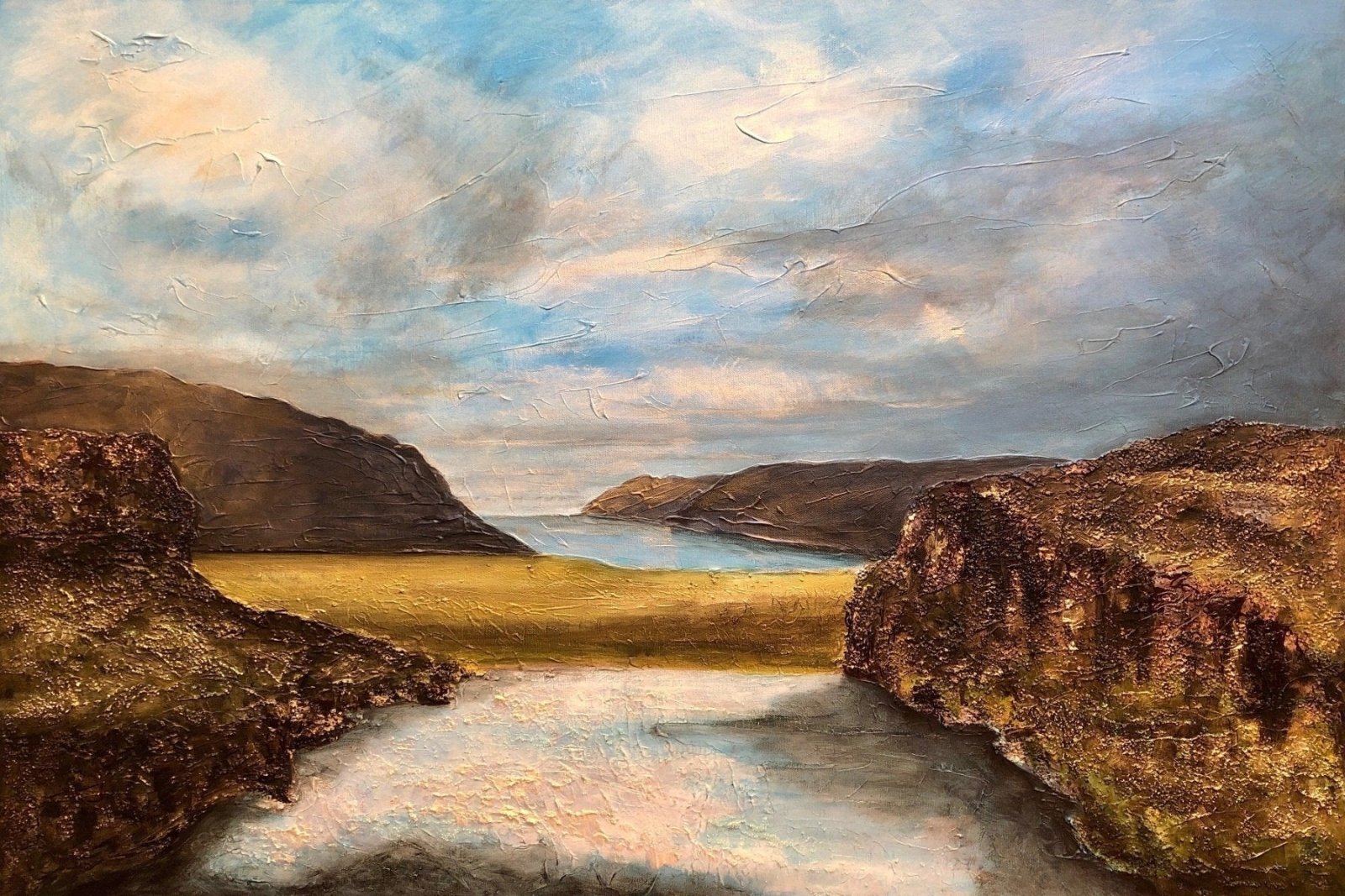 Westfjords Iceland Painting Fine Art Prints