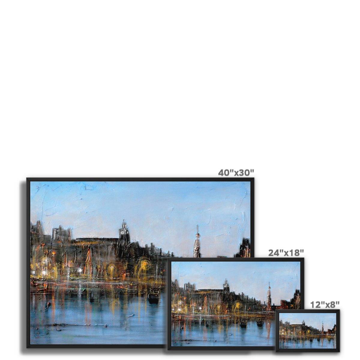 Winter In Amsterdam Painting | Framed Canvas Prints From Scotland