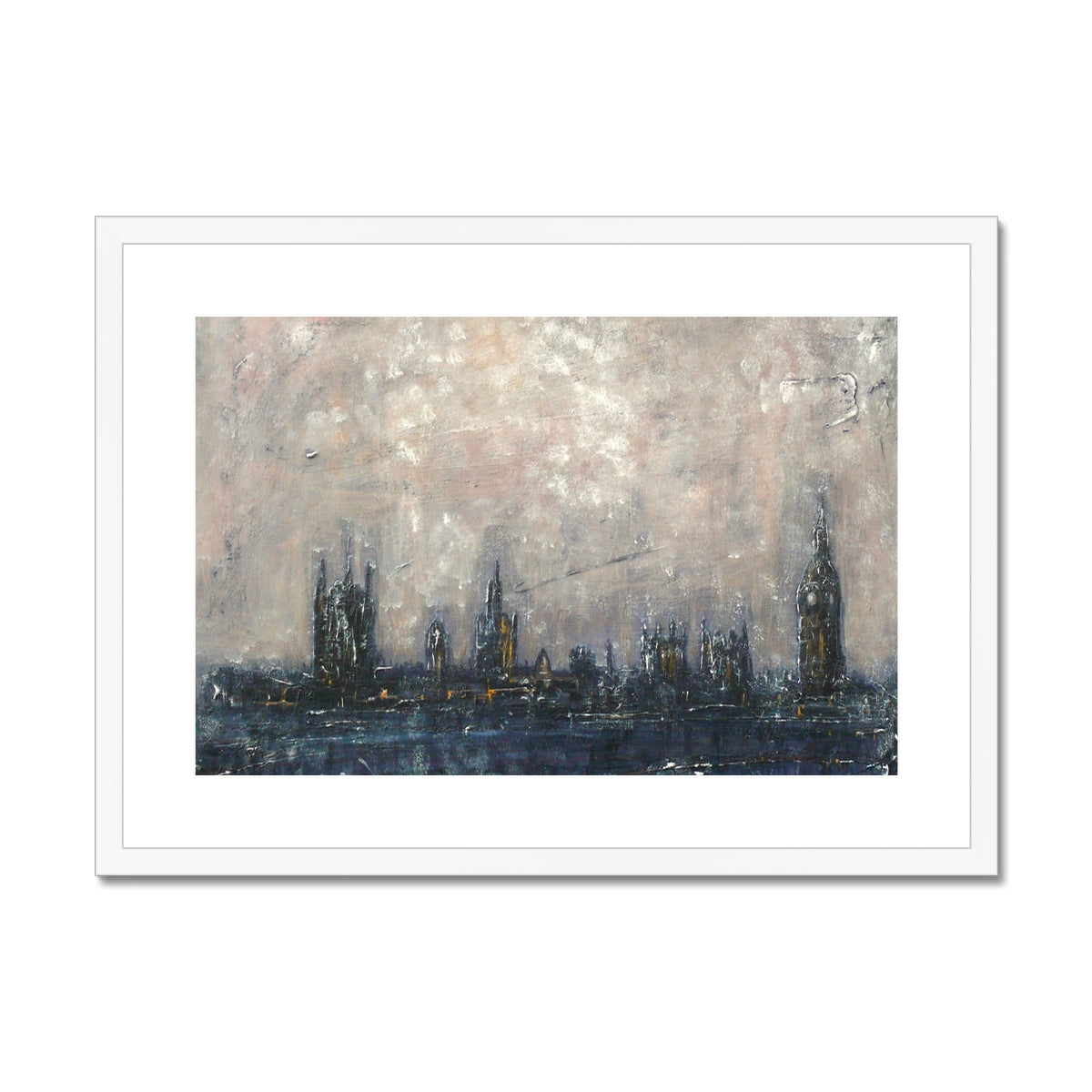 Winter In London Painting | Framed & Mounted Prints From Scotland